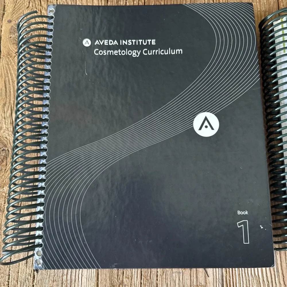 Aveda Institute COSMETOLOGY CURRICULUM Vol 1 & 2 Textbooks
